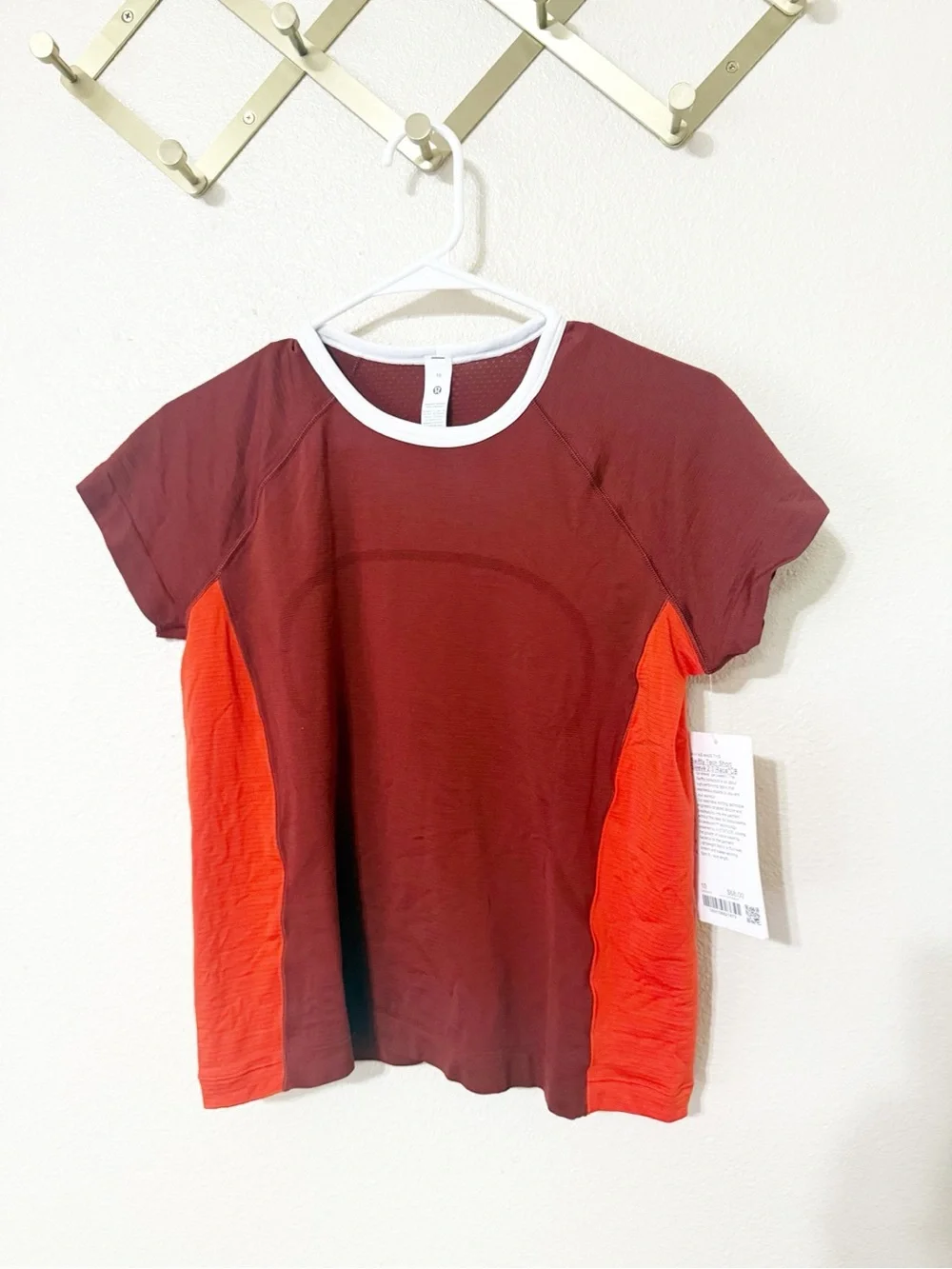 Lululemon Swiftly Tech Short-Sleeve Shirt 2.0 Waist Length Colourblock NEW